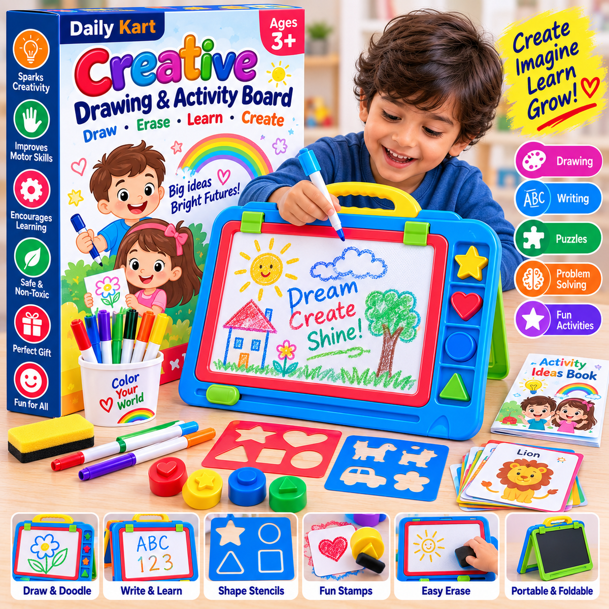 Creative Drawing & Activity Board