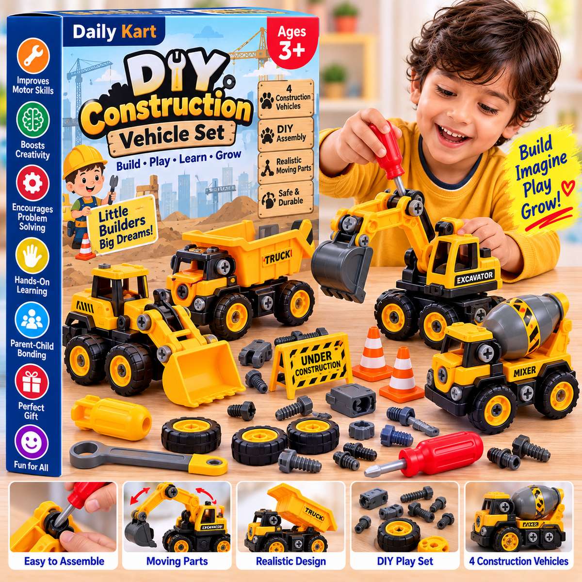 Magnetic Sticks & Balls Building Set